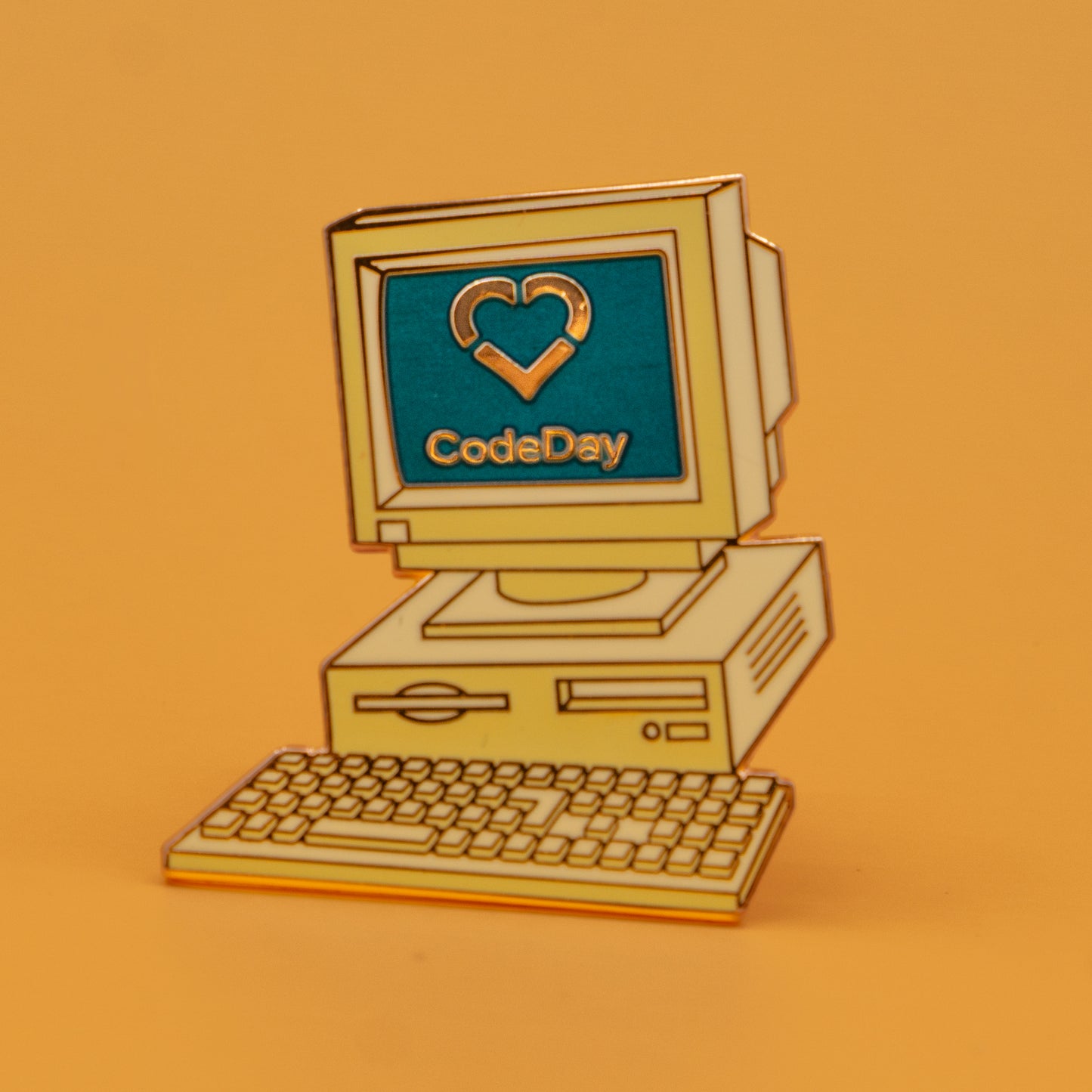 Retro Computer Lapel Pin