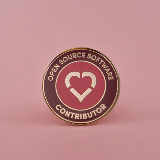 Open Source Software Contributor Lapel Pin